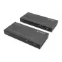 DIGITUS HDBaseT KVM Extender Set. 150m 4K/60Hz. USB 2.0. PoC. IR. Schwarz