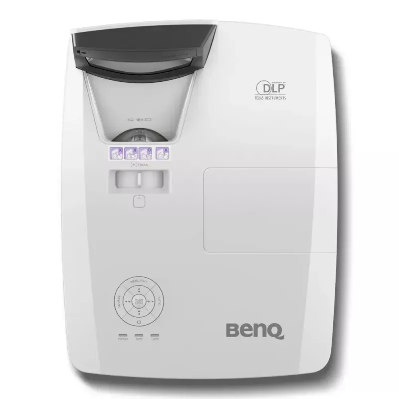 BenQ MH856UST+ Ultra-Kurzdistanzprojektor 3500 ANSI-Lumen DLP 1080p (1920x1080) 3D Schwarz, Weiß
