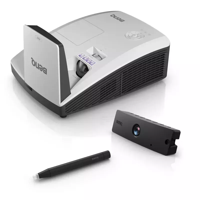 BenQ MH856UST+ Ultra-Kurzdistanzprojektor 3500 ANSI-Lumen DLP 1080p (1920x1080) 3D Schwarz, Weiß