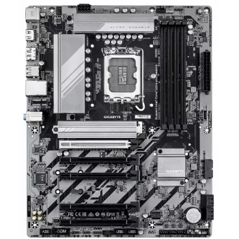 GIGABYTE B860 DS3H Mainboard – Unterstützt Intel Core Ultra CPUs, 8+1+2+2 Phasen VRM, bis zu 9066 MHz DDR5, 1x PCIe 5.0 + 1x PCIe 4.0 M.2, 2,5 GbE LAN, USB 3.2 Gen 2x2