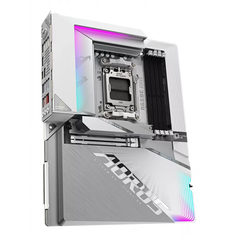 Motherboard GIGABYTE B650E AORUS STEALTH ICE, AMD B650E, Sockel AM5, ATX