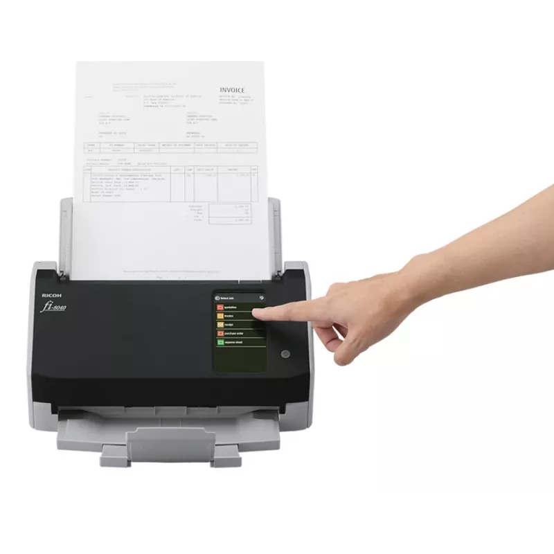 Ricoh fi-8040 ADF + manueller Einzugscanner 600 x 600 DPI A4 Schwarz, Grau