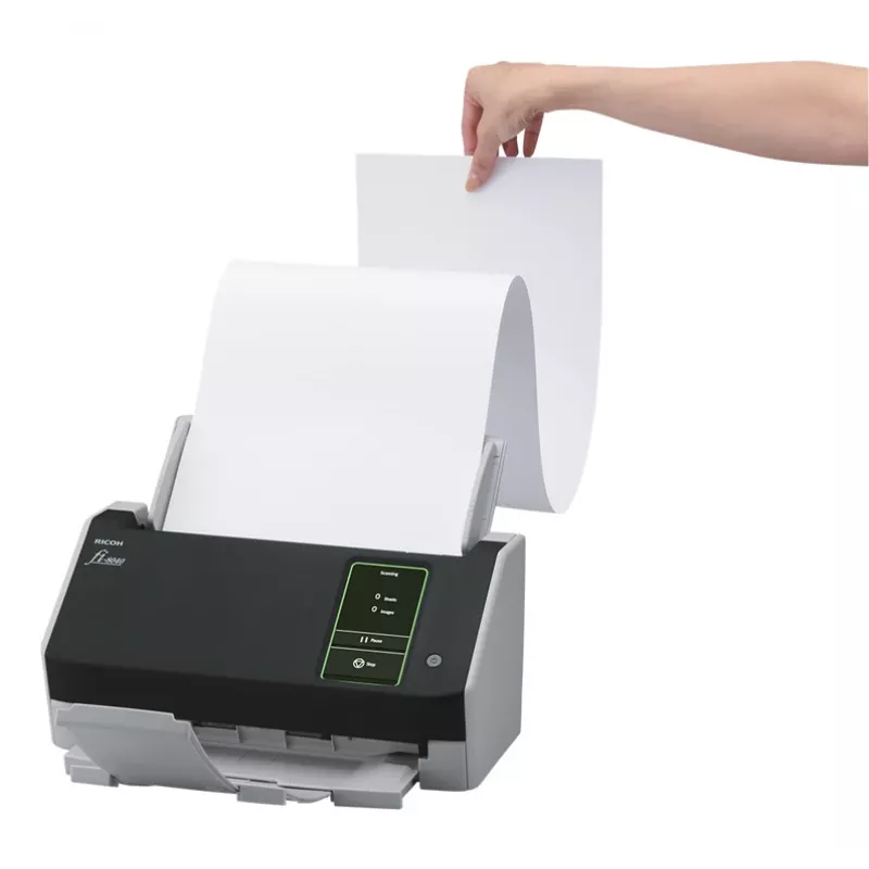 Ricoh fi-8040 ADF + manueller Einzugscanner 600 x 600 DPI A4 Schwarz, Grau