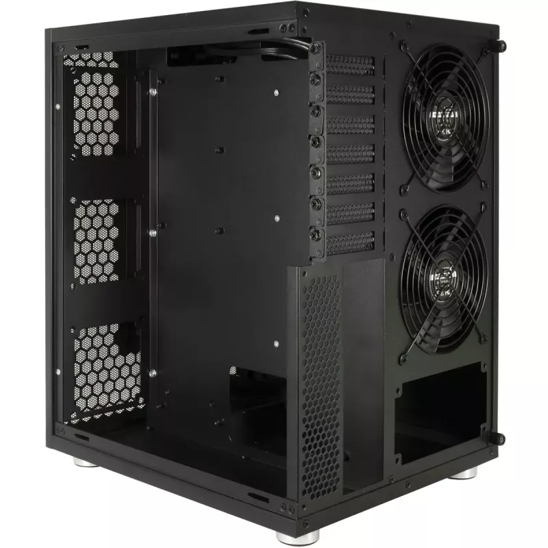 HDD-Gehäuse Inter-Tech NAS-8 2,5/3,5 Zoll Schwarz