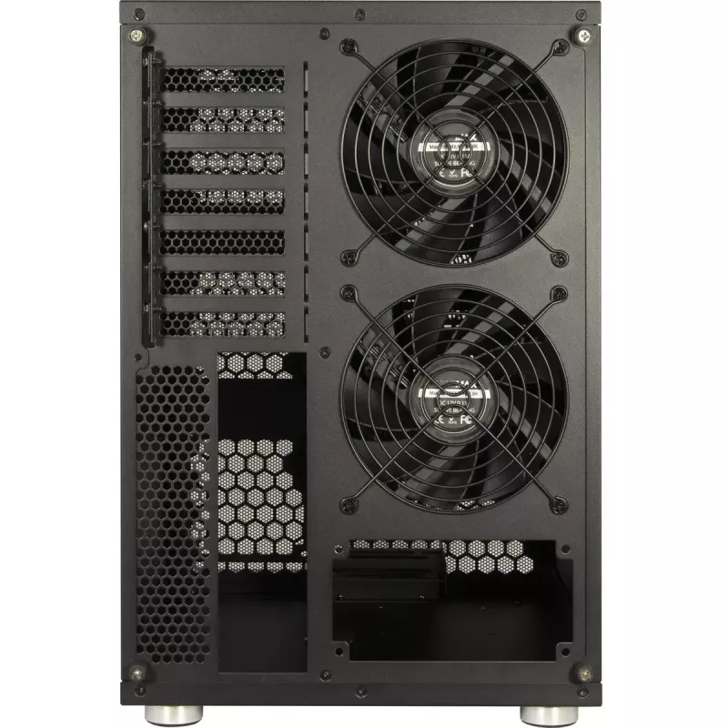 HDD-Gehäuse Inter-Tech NAS-8 2,5/3,5 Zoll Schwarz