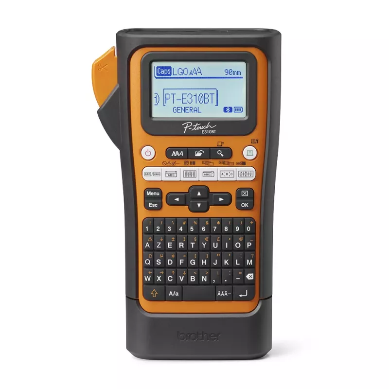 Brother PT-E310BTVP Etikettendrucker Thermotransfer 180 x 180 dpi 20 mm/s Kabelgebunden & Kabellos HSE/TZe Bluetooth QWERTY