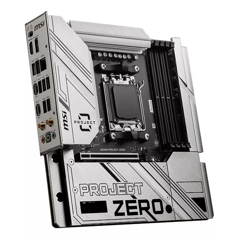 MSI B650M PROJECT ZERO Motherboard AMD B650 Sockel AM5 micro ATX