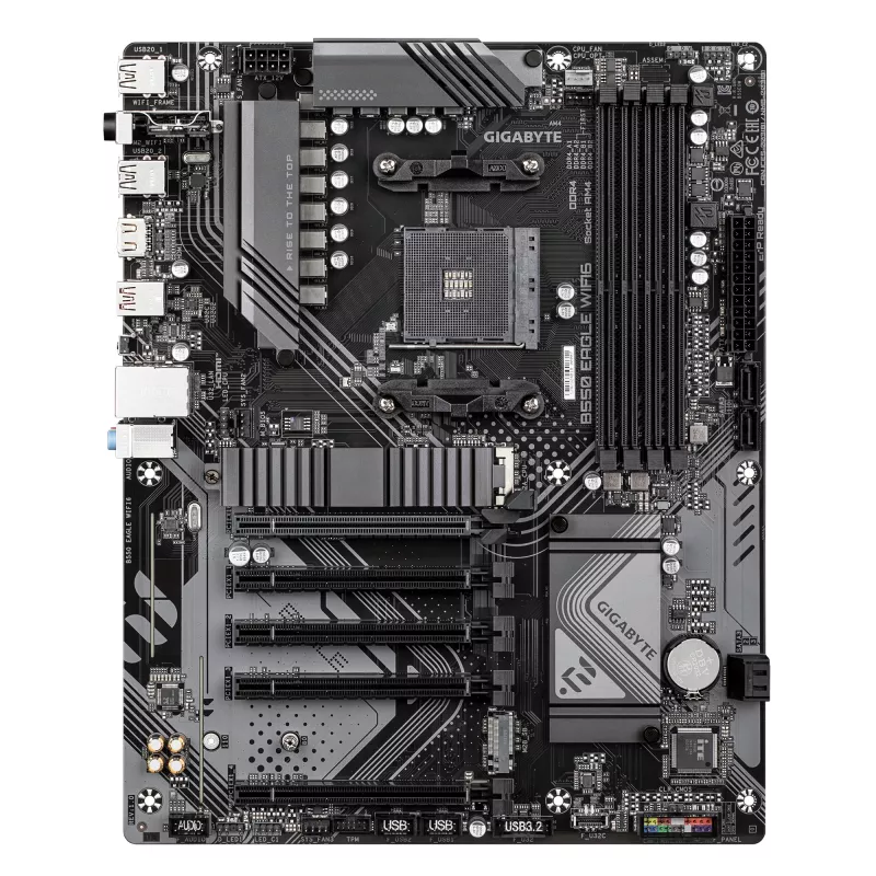 Motherboard GIGABYTE B550 EAGLE WIFI6 ATX, AMD B550, Socket AM4, DDR4, 4x DIMM, 2x M.2, Wi‑Fi 6, Bluetooth 5.3