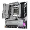 GIGABYTE B650M AORUS ELITE AX ICE Mainboard - AMD Ryzen 9000 Series CPUs, 12+2+2 Phasen VRM, bis zu 8000 MHz DDR5 (OC), 1xPCIe 5.0 + 1xPCIe 4.0 M.2, 2,5 GbE LAN, WLAN 6E, USB 3.2 Gen 2x2