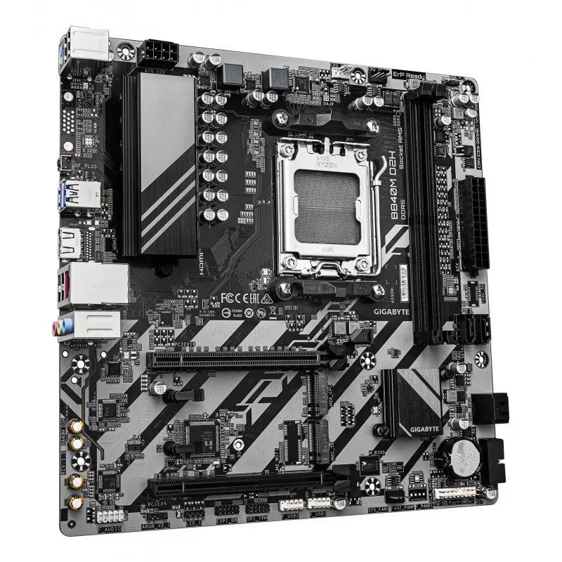 Motherboard GIGABYTE B840M D2H, AMD Ryzen 9000, Socket AM5, Micro ATX