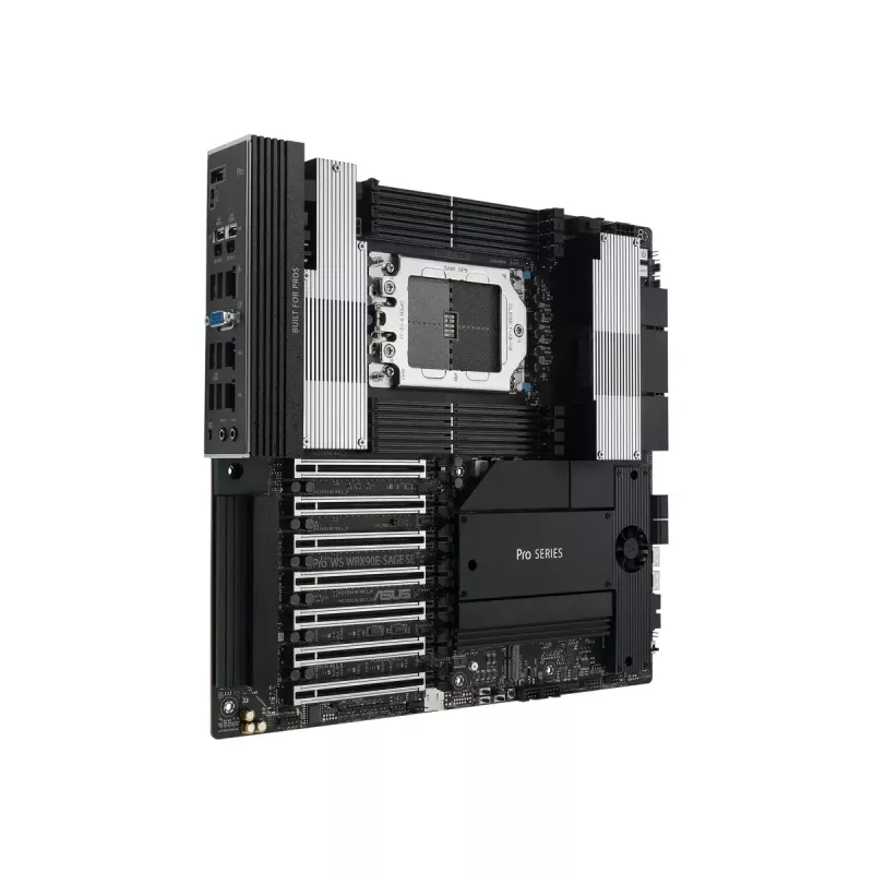 Motherboard ASUS PRO WS WRX90E-SAGE SE, AMD WRX90 Chipsatz, Sockel sTR5, EEB, 8x DDR5 DIMM, 7x PCIe x16 GEN5, 4x M.2, 2x USB4 GEN3X2
