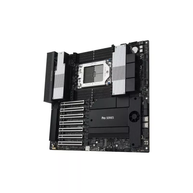 Motherboard ASUS PRO WS WRX90E-SAGE SE, AMD WRX90 Chipsatz, Sockel sTR5, EEB, 8x DDR5 DIMM, 7x PCIe x16 GEN5, 4x M.2, 2x USB4 GEN3X2