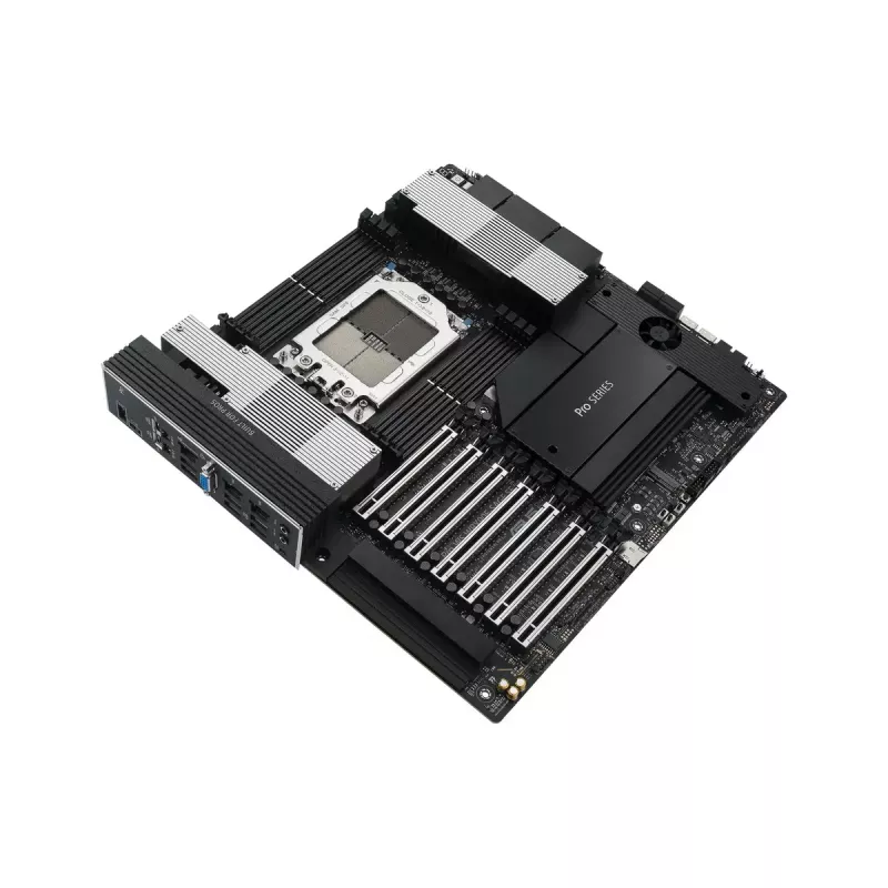 Motherboard ASUS PRO WS WRX90E-SAGE SE, AMD WRX90 Chipsatz, Sockel sTR5, EEB, 8x DDR5 DIMM, 7x PCIe x16 GEN5, 4x M.2, 2x USB4 GEN3X2