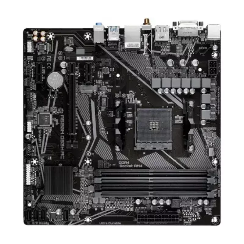 Motherboard GIGABYTE A520M DS3H AC, A520, AM4, Micro ATX