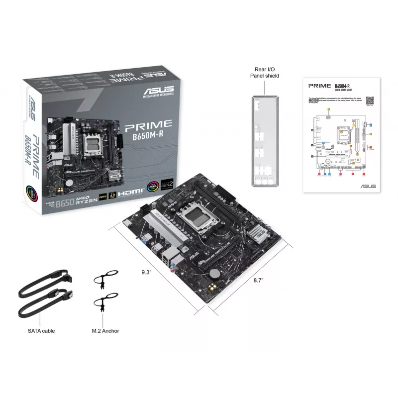 ASUS PRIME B650M-R AMD B650 Sockel AM5 micro ATX