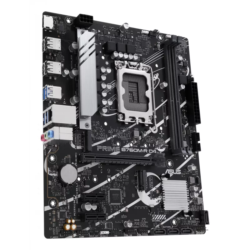 Motherboard ASUS PRIME B760M-R D4 Intel B760 LGA 1700 micro ATX