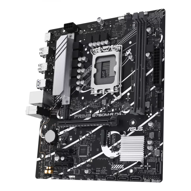 Motherboard ASUS PRIME B760M-R D4 Intel B760 LGA 1700 micro ATX