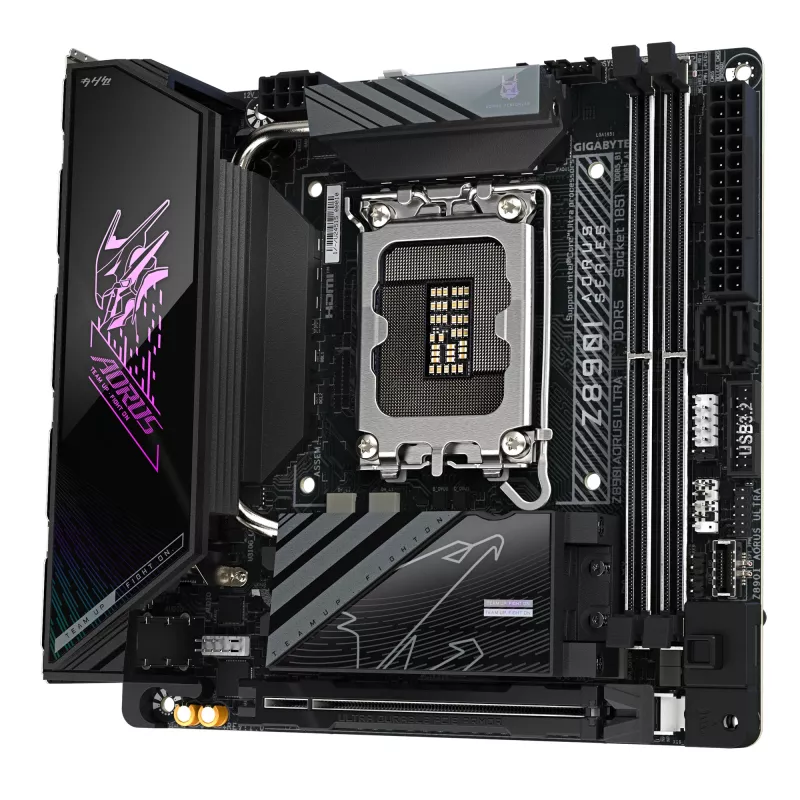 Motherboard GIGABYTE Z890I AORUS ULTRA, Intel Chipsatz, LGA 1851, Mini ITX