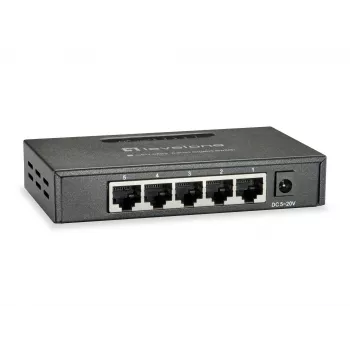 LevelOne GEU-0523 Netzwerk-Switch Unmanaged Gigabit Ethernet (10/100/1000) Schwarz