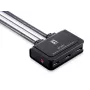 LevelOne 2-Port USB HDMI Kabel KVM-Switch, 1920 x 1200 Pixel, Schwarz, Grau