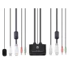 LevelOne 2-Port USB HDMI Kabel KVM-Switch, 1920 x 1200 Pixel, Schwarz, Grau