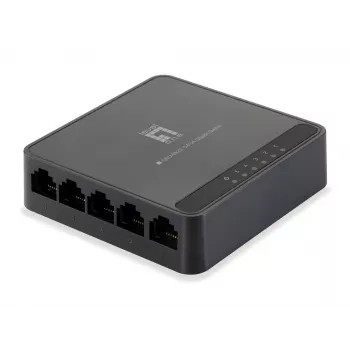 LevelOne 5-Port Gigabit Switch, Gigabit Ethernet (10/100/1000), Vollduplex