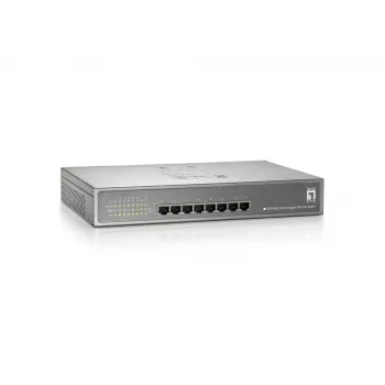 LevelOne 8-Port Gigabit PoE Switch, 802.3at/af PoE, 240W