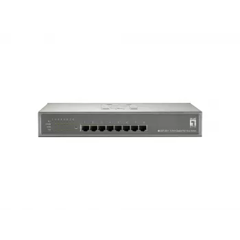 LevelOne 8-Port Gigabit PoE Switch, 802.3at/af PoE, 123,2 W