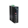 LevelOne 6-Port Gigabit PoE Industrie Switch, 802.3at/af PoE, 4 PoE-Ausgänge, 1 x SFP, 1 x SFP/RJ45 Combo, -40°C bis 75°C, DIN-Schiene, 126W