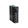 LevelOne 6-Port Gigabit Industrial Switch, 1 x SFP, 1 x SFP/RJ45 Combo, -40°C bis 75°C, DIN-Schiene