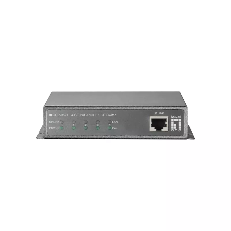 Unmanaged Switch LevelOne 5-Port Gigabit PoE Switch