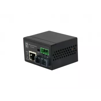 LevelOne RJ45 auf SC Fast Ethernet Industrie Medienkonverter, Multimode-Faser, 2 km, -40 °C bis 75 °C