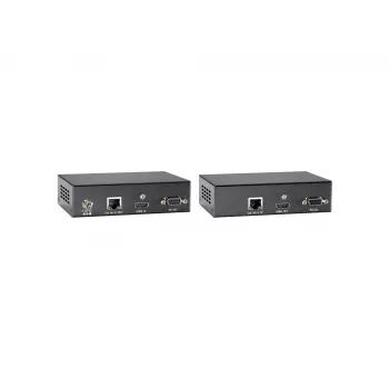 LevelOne HDMI over Cat.5 Extender Kit, HDBaseT, 100m, 802.3af PoE