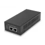 LevelOne Gigabit PoE Injektor, 60 W, 802.3at/af PoE, Gigabit Ethernet, 10,100,1000 Mbit/s, IEEE 802.3af, IEEE 802.3at, IEEE 802.3bt, Schwarz, Strom, 60 W