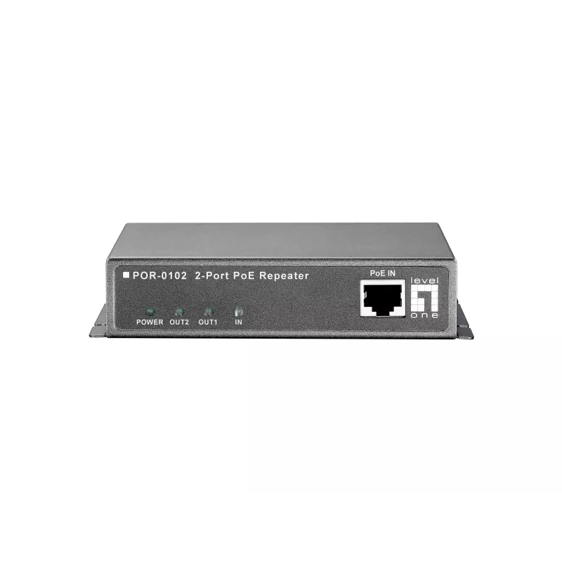 LevelOne PoE-Repeater, 2 Ports, kaskadierbar