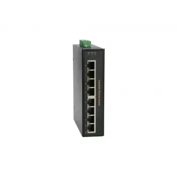 LevelOne 8-Port Fast Ethernet PoE Industrial Switch, 4 PoE-Ausgänge, 802.3at/af PoE, 126W, -40°C bis 75°C