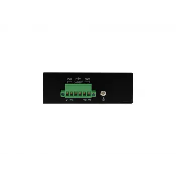 LevelOne 8-Port Fast Ethernet PoE Industrial Switch, 4 PoE-Ausgänge, 802.3at/af PoE, 126W, -40°C bis 75°C