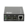 LevelOne RJ45 auf SFP Gigabit Medienkonverter Switch, 2 x SFP, 1 x RJ45