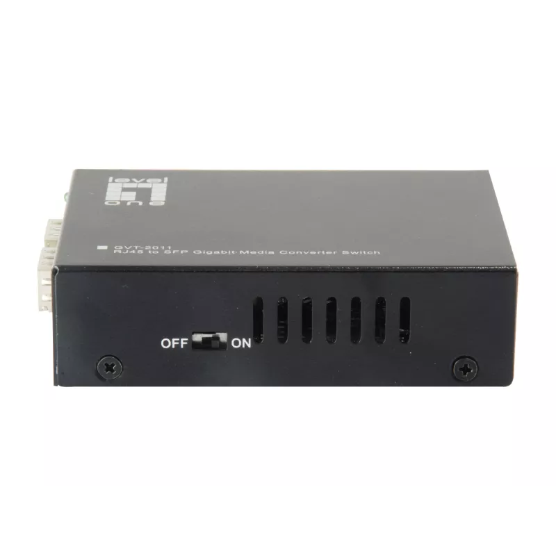 LevelOne RJ45 auf SFP Gigabit Medienkonverter Switch, 2 x SFP, 1 x RJ45