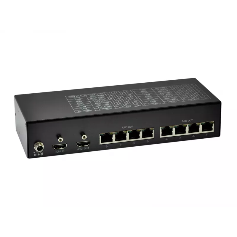 LevelOne HDMI over Cat.5 Transmitter, 300m, 8 Kanalausgänge