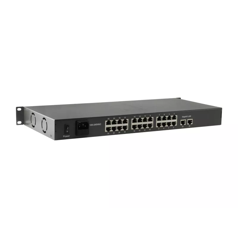 Unmanaged Switch LevelOne FGP-2601W150 26-Port Fast Ethernet PoE