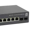 LevelOne 10-Port Web Smart Gigabit PoE Switch, 8 PoE-Ausgänge, 2 x Gigabit SFP, 70W
