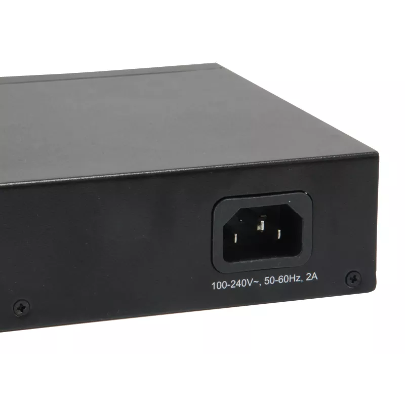 LevelOne 10-Port Web Smart Gigabit PoE Switch, 8 PoE-Ausgänge, 2 x Gigabit SFP, 70W