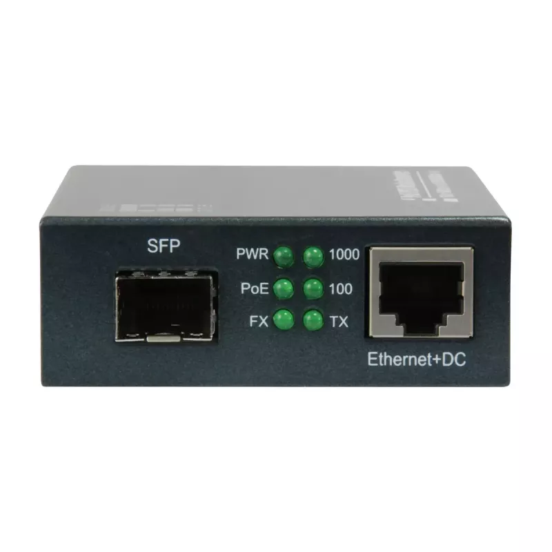 LevelOne RJ45 auf SFP Gigabit Medienkonverter, PoE PSE