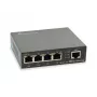 LevelOne 5-Port Gigabit PoE Switch, 802.3at/af PoE, 4 PoE-Ausgänge, 60W