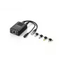 LevelOne Fast Ethernet PoE-Splitter, 802.3af PoE, 5-12V DC-Ausgang