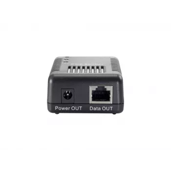 LevelOne Fast Ethernet PoE-Splitter, 802.3af PoE, 5-12V DC-Ausgang