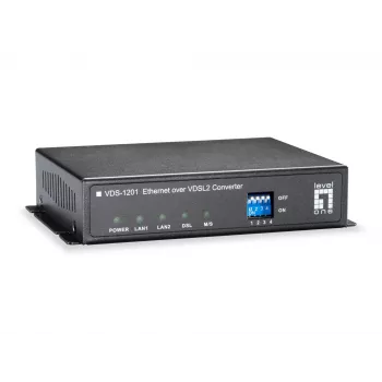 LevelOne VDS-1201 Netzwerk-Medienkonverter 100 Mbit/s Schwarz