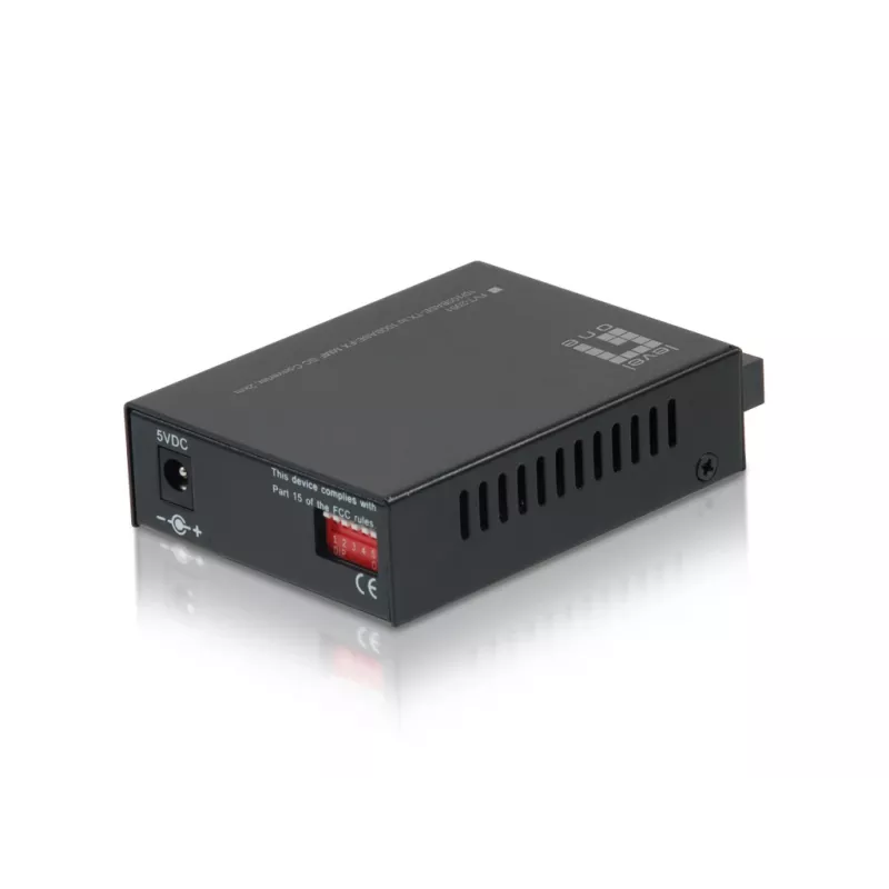 LevelOne RJ45-zu-SC-Fast-Ethernet-Medienkonverter, Multimode-Faser, 2 km