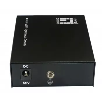 LevelOne RJ45-auf-SFP-Gigabit-Medienkonverter, 802.3bt 60W PoE PSE